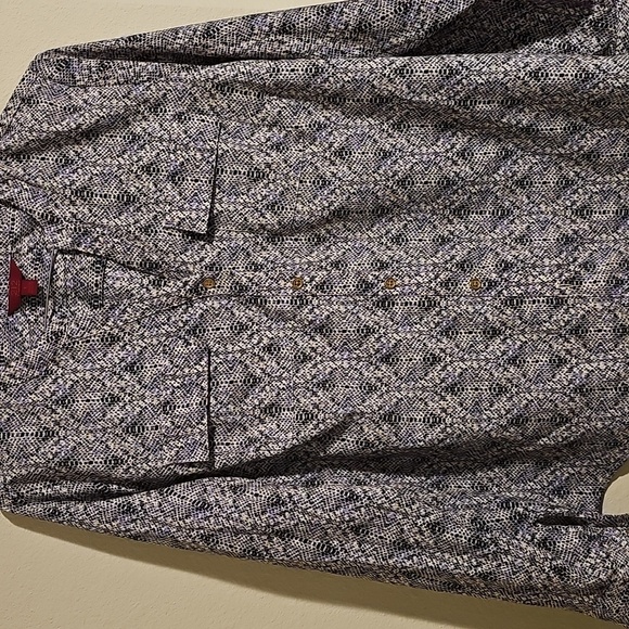 Patterned Button-Up - Picture 1 of 8